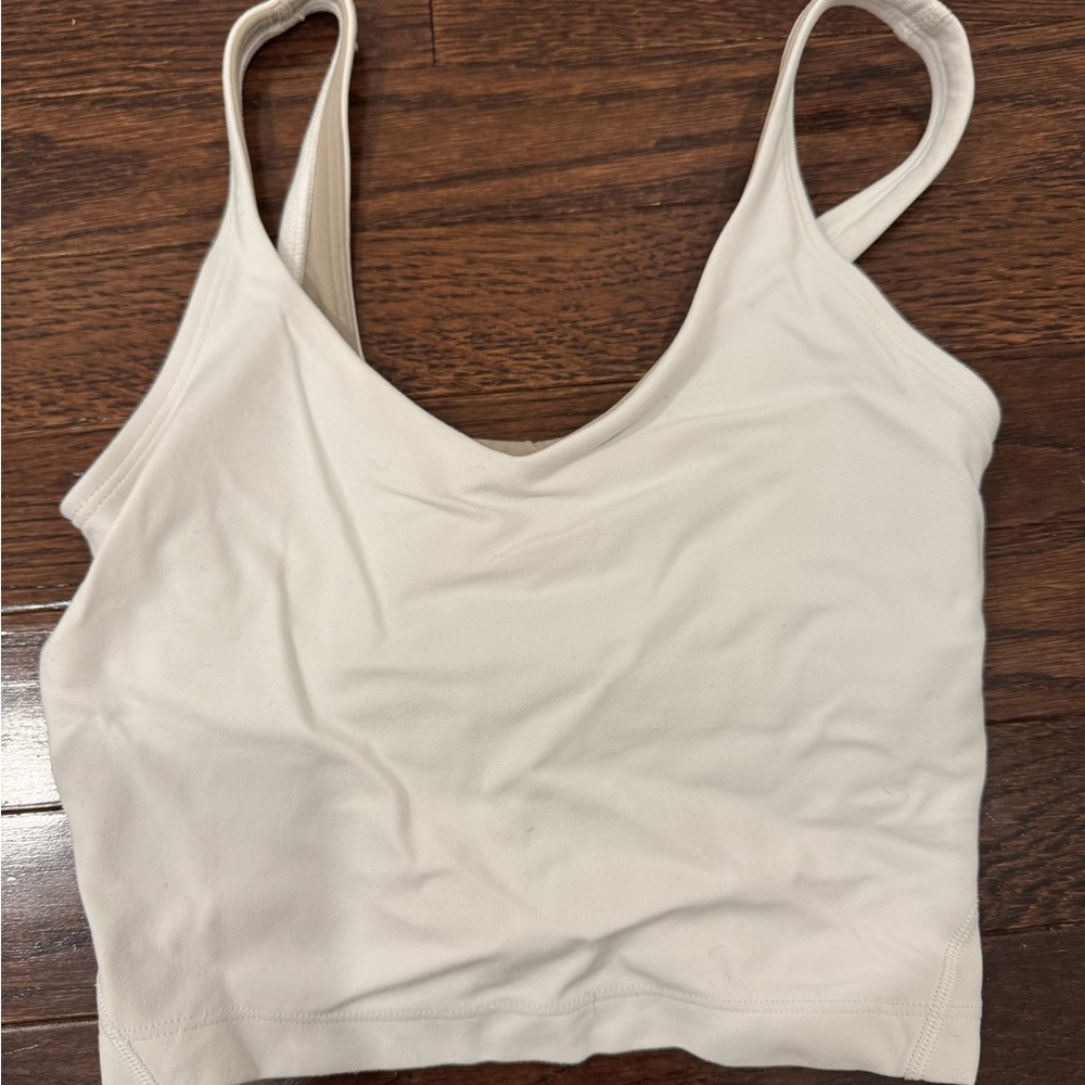 White lululemon align tank